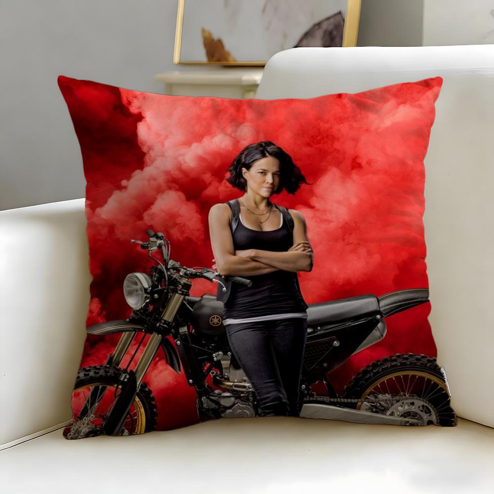 Movie Series The Fast The Furious Cushion Cover Soft & Easy-Wash Pillow Case – Versatile For Couch, Bed, Travel And Office