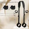 Sex Handcuff Collars Kit Fetish Nipple Restraint  Open Leg Waist Ankle Cuffs Nipple Clamp Chain Eye Blinder Adult SM Game