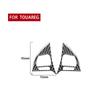 Carbon Fiber Car Accessories Driver Wheel Button Cover Sticker For VW Touareg 7P MK2 2011 2012 2013 2014 2015 2016 2017 2018