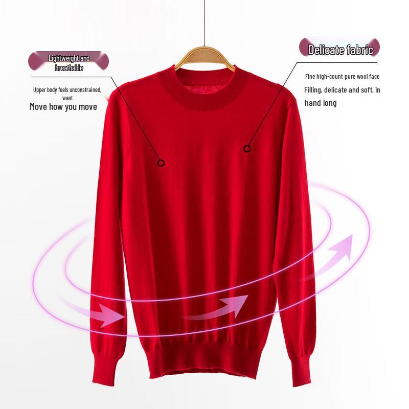 Hengyuanxiang 120-Count Thin Wool Women's Sweater