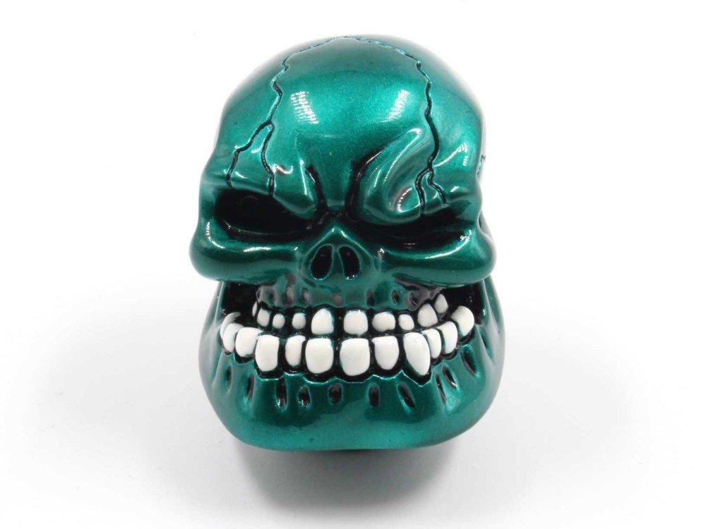 Funky Shift Knob Skull Teal