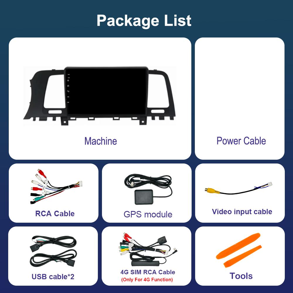 Radio auto cu sistem Android 14 Pentru Nissan Murano Z51 2008 - 2016 Multimedia Stereo Player Video Navigație GPS QLED 2 Din DVD