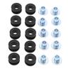 10 Sets Motorcycle Grommets Bolt Kit Rubber Metal Fairings Accessories Replacement for Suzuki