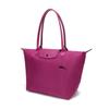Longchamp Le Pliage Club Fabric Long Handle Snap Closure Nylon Crossbody Tote Bag Small Women Bags Purple Red 1899619P40