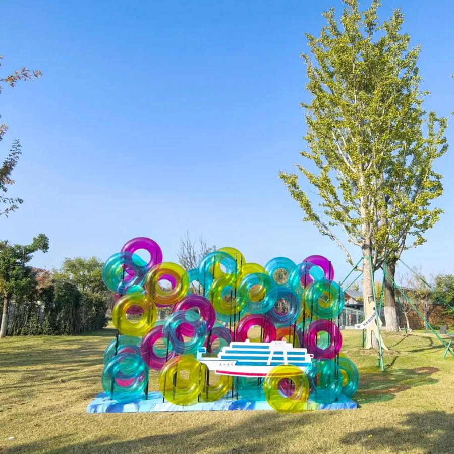 Einfarbiger Schwimmring, aufblasbare Unterarm-Rettungsboje, einfarbiger transparenter Jelly-Schwimmring kann zur Szenendekoration verwendet werden