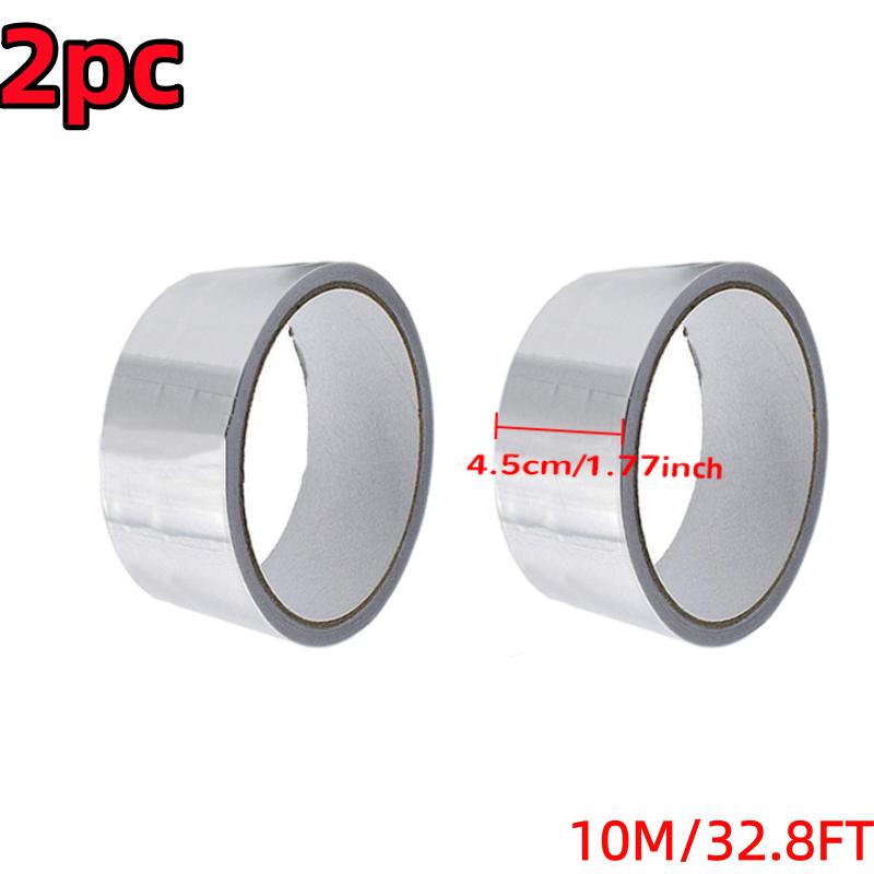 Aluminiumfolienband Silber Hitzebeständig Auslaufsicher Klebstoffe Flicken Reparatur Anti-Leckage Gewebeklebeband Küche Wasserdichte Aufkleber