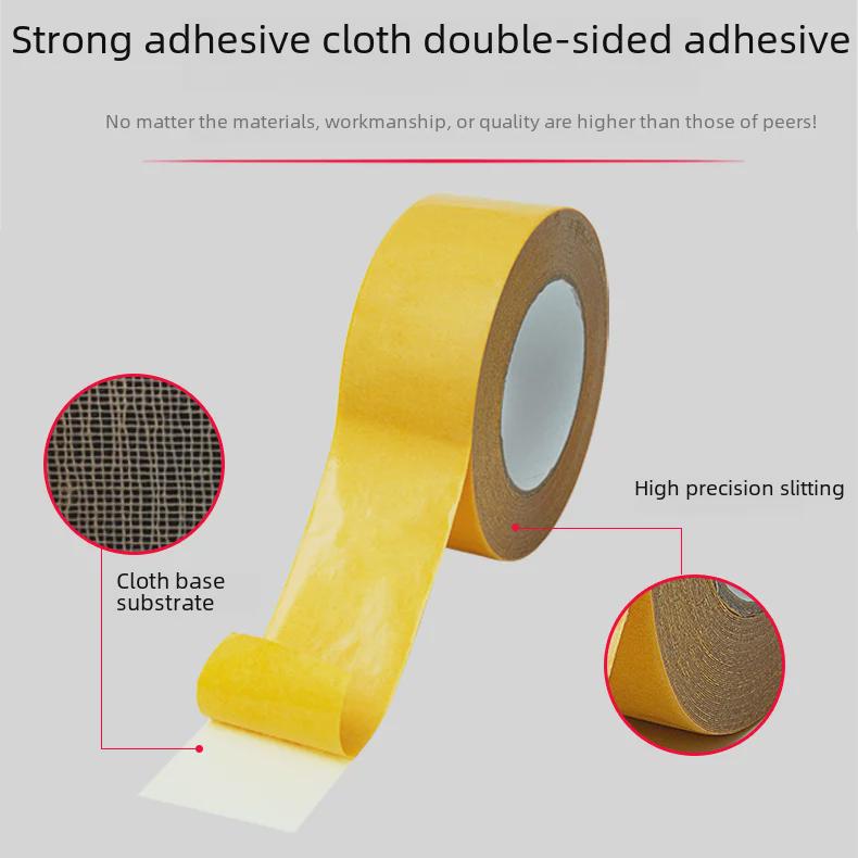 Thickened High Viscosity Cloth-Based Double-Sided Tape for Seamless Wedding Carpet Decoration