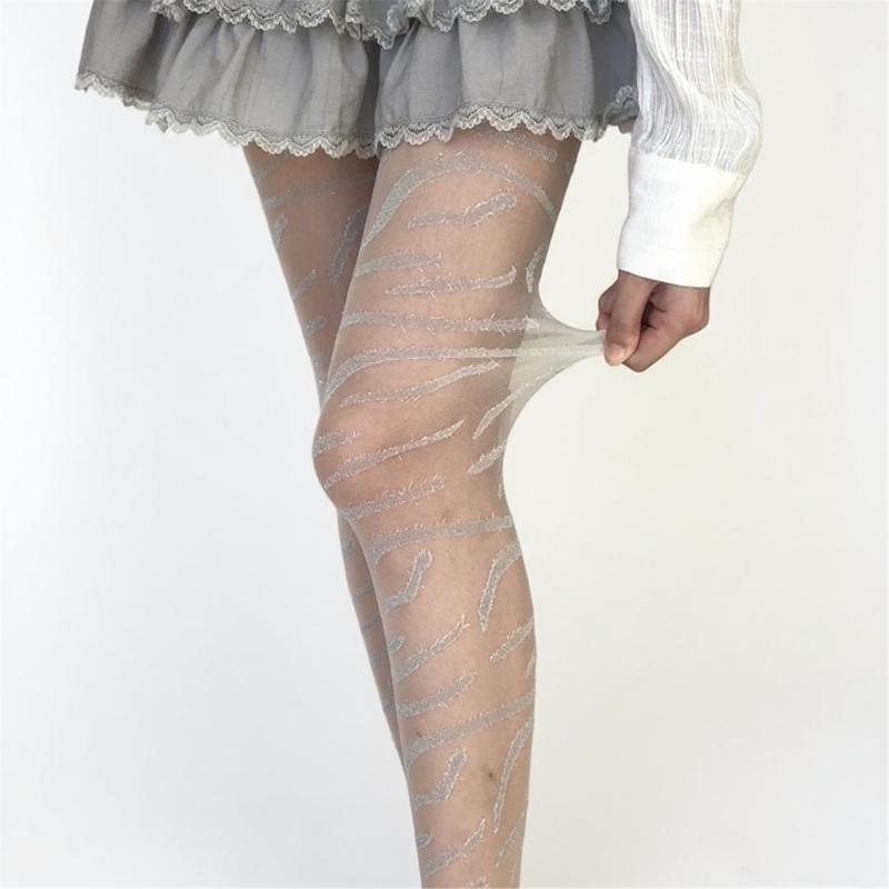 Sheer Invisible Women's Tights Home Pattern Slim Fit Nonslip Comfort Practical Nylon for Everyday Wear