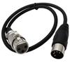 Large DIN 5Pin Male To 3Pin Male/Female Sound Connection Cable 5P To 3Pin Adapter Cable for Musical Instrument