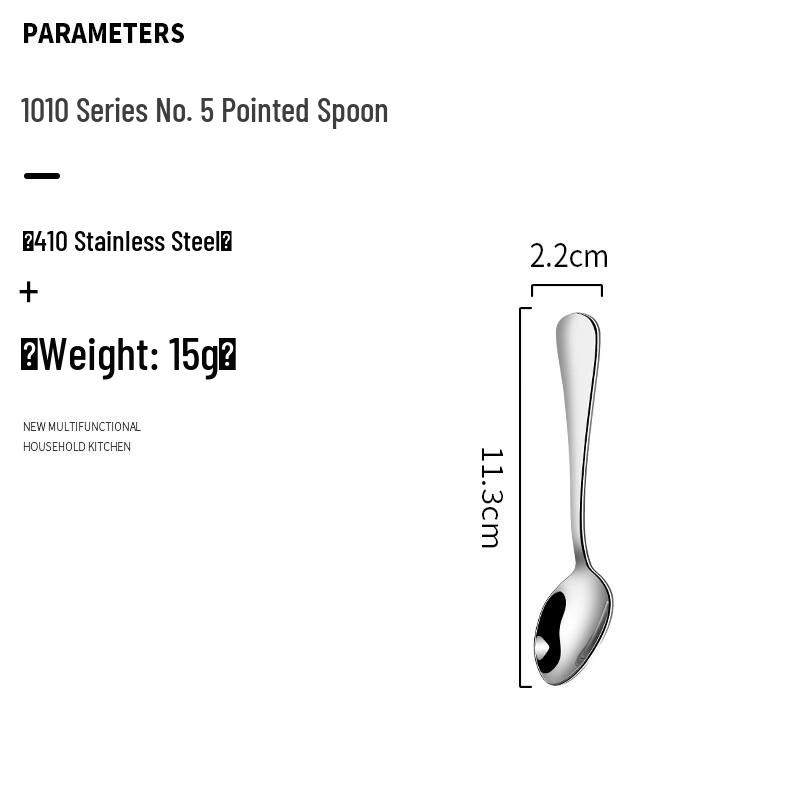 Lantuan C5 Pointed Stainless Steel Spoon