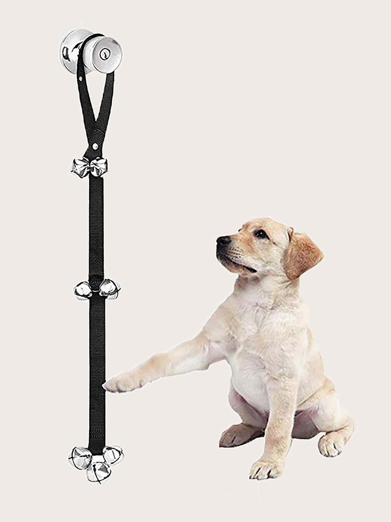 1pc-Dog bell for potty training, adjustable doorbell for dogs, small dog training potty bell for dogs