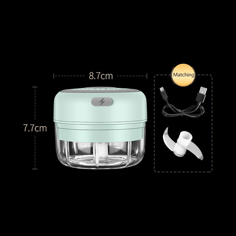 Electric Mini Garlic Chopper Electric Garlic Masher with USB Charging Food Slicer Processor