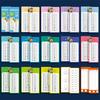 Mathematical Operations Exercise Flashcards Erasable Math Study Cards Kid Early Learning Study Card for Preschooler