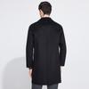 LANDUO Men's Mid-Length Wool Blend Winter Overcoat