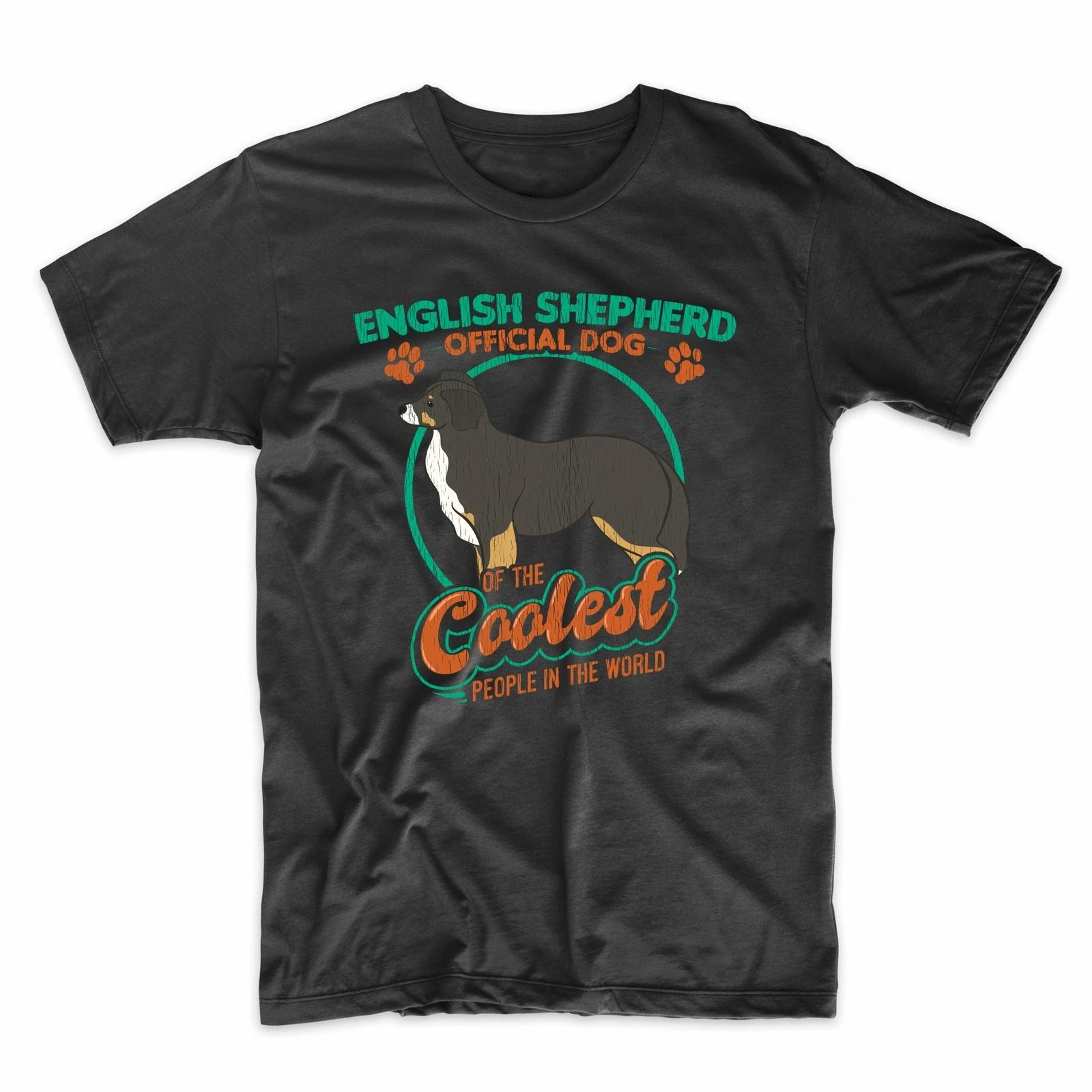 English Shepherd Official Dog of the Coolest People in the World Funny T-Shirt S