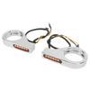 Front Fork LED Turn Signal Light High Brightness Stability Fork Clamp Indicators Lights for 41MM Fork