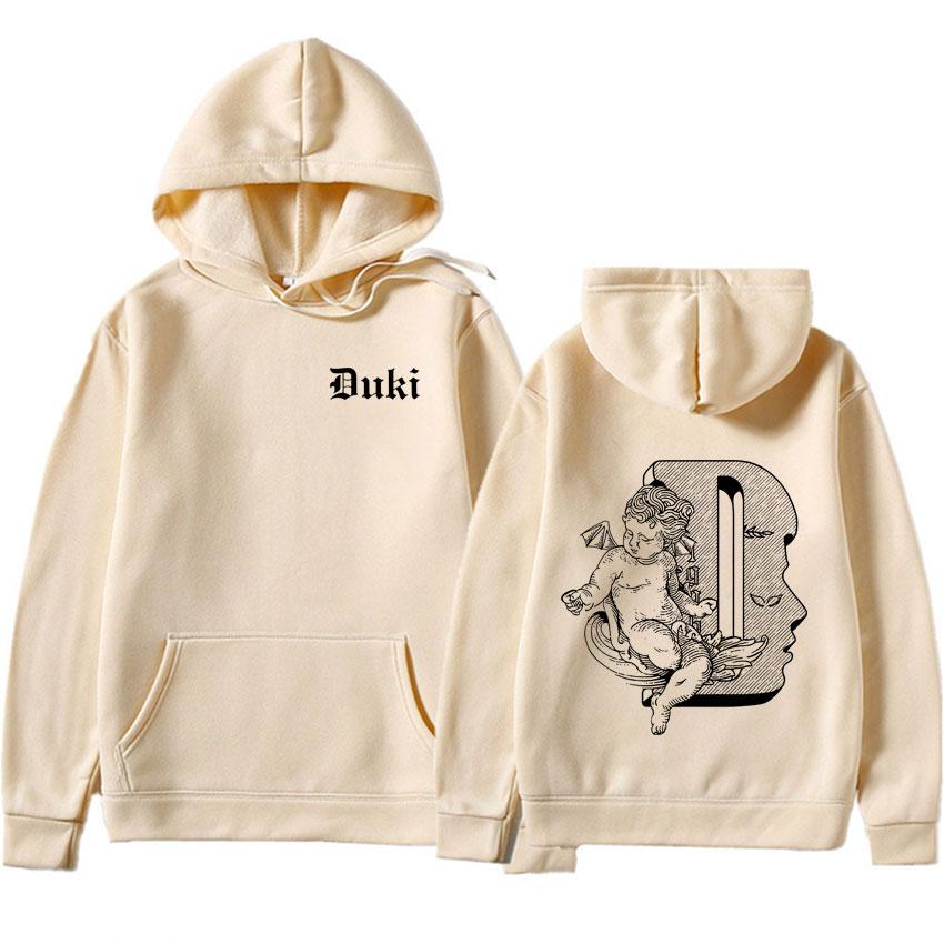 Rapper Duki Tour Merch Sweatshirt Graphics Gothic Casual Oversized Y2k Clothes Hoodie Hip Hop Mens Loose Pullover