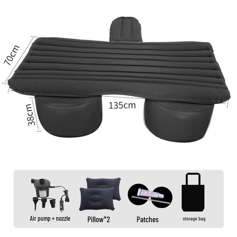Car Back Seat Inflatable Mattress - Travel Air Cushion Bed