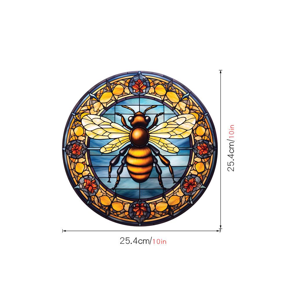 JD100-157 Anti-Collision Hummingbird & Butterfly Window Sticker - Colored Static PVC Film