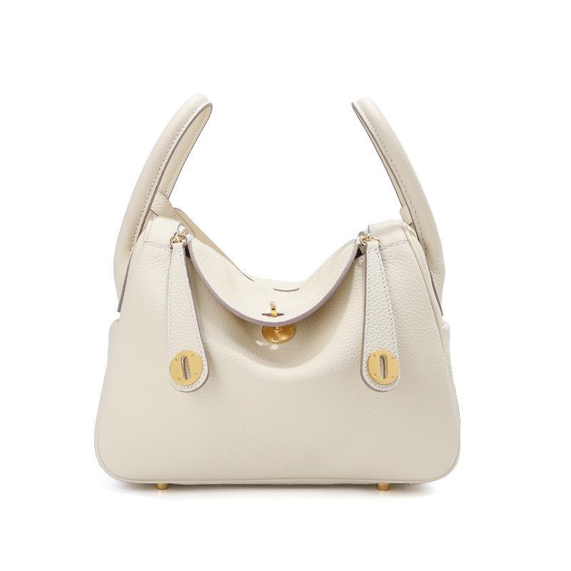 Head Layer Cowhide Lindy Armpit Bag Genuine Leather Lindy Pillow Shoulder Bag Women s Versatile Commuting Fashionable Crossbody Bag Small 19 x 10 x 14CM белый 7990₽