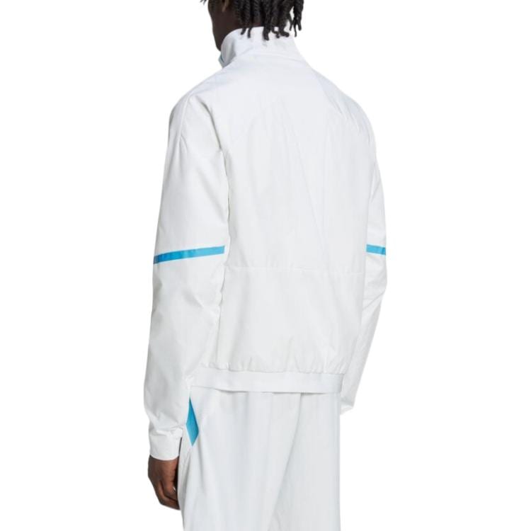 adidas Jackets Men's White Stand Collar Moderate Other IC4379