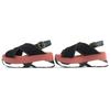 MARNI Sandals Leather cross strap platform sole Black pink l37 SAMA002708 Used