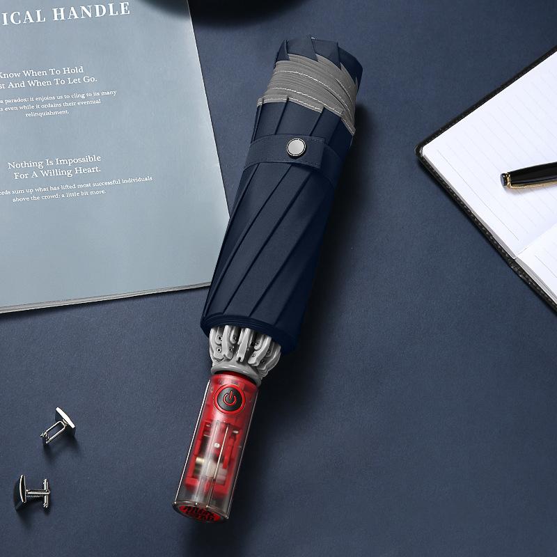 

Автоматический складной обратный зонт для мужчин ветрозащитный корпоративный зонт от дождя роскошный женский большой зонт для гольфа тёмно-синий