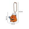 Cute Cartoon Capybara Short Wallet PU Leather Zipper Coin Purse Multi Slot Credit Card Holder Waterproof Storage Bag Key Bag