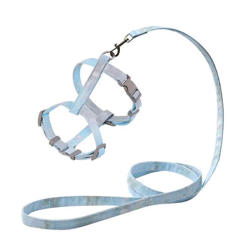 Adjustable Cat Harness And Leash Set Pet Dog Cat Vest For Small Medium Large Dogs Rope Set Pug Outdoor Walking Lead