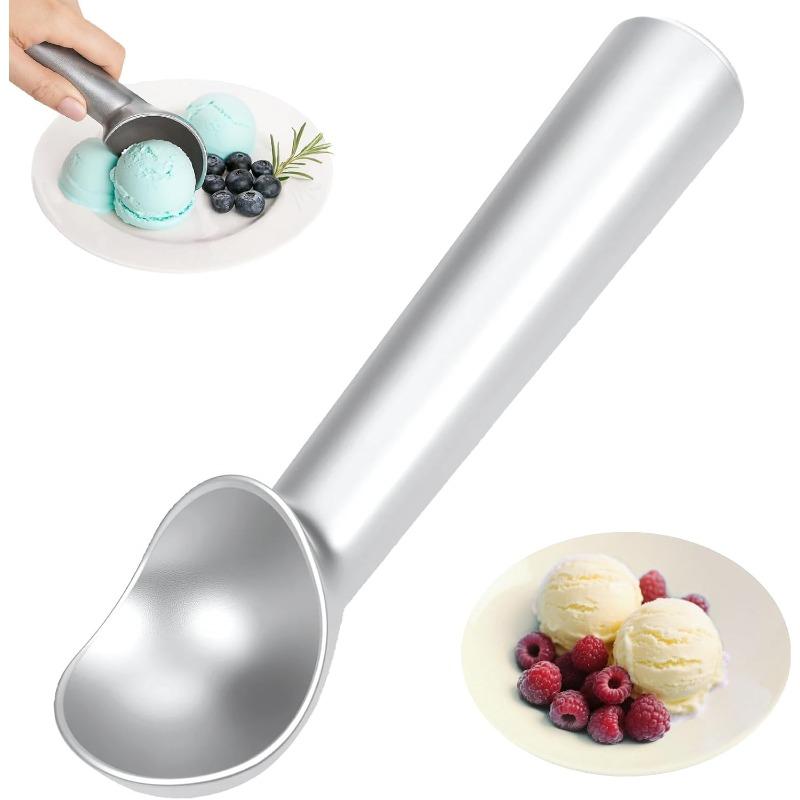 2025 Upgrade Ice Cream Scoop, Heavy Duty Stainless Steel, Easy Scoop Hard Ice Cream, Comfortable Non-Slip Grip,for Frozen Treats