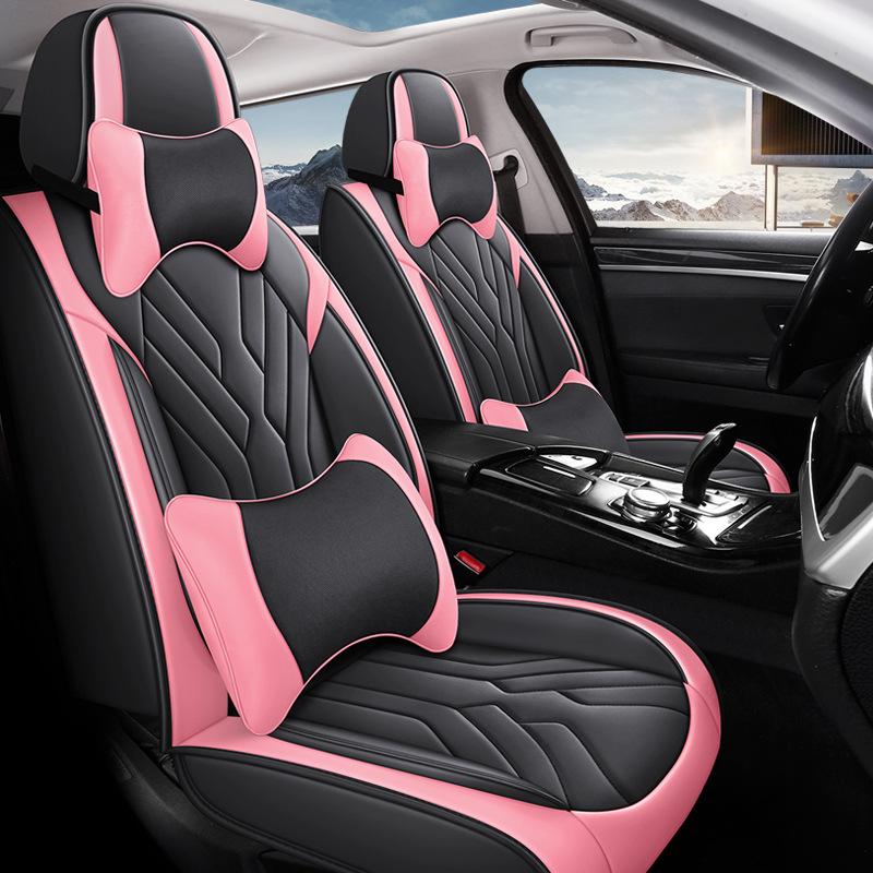 1PCS Seat Covers for Cars Waterproof Wear-resistant Leather Car Seat Cushion Universal Car Interior Covers Seat Protectors for Most Cars