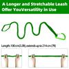 1/2/4Pcs Kayak Paddle Leash Elastic Bungee Strap Lanyard Rope Lightweight Kayak Rod Leash for Boating Fishing Rafting Canoeing
