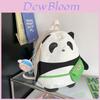 Adorable Panda Cartoon Backpack Unique Design Large Capacity Stylish Lightweight Bag