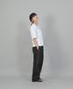 SAINTCREW Pocketless Work Elastic Waist Wide Pants Eww-385 Denim Black