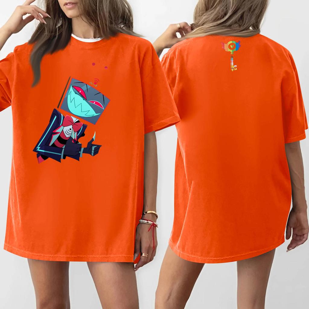 Women's Round Neck Printed Short-sleeved T-shirt Top