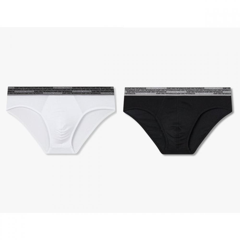 

Emporio Armani Men S Brief Set 2pc Repet Logo Shining 0815311059 0815311061 L(105)