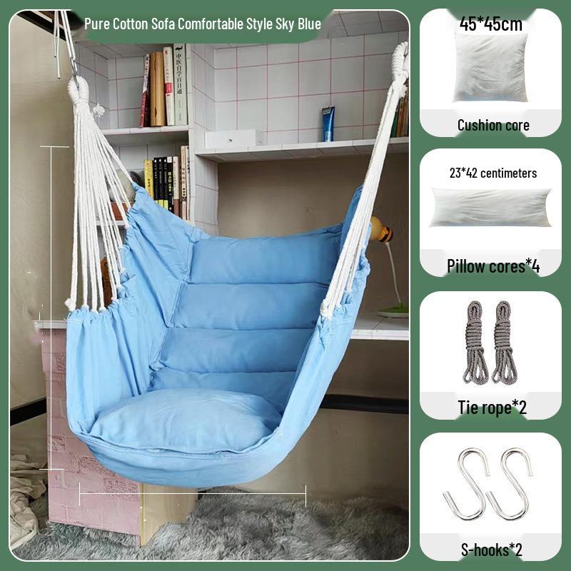 Thickened Anti-Rollover Swing Chair for Dorms, Bedrooms, Balconies