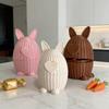 Godisskål 3D-printad äggformad påskdekoration Barnsäker Slät yta Festivalprydnad Högtidsjakter Festpresent