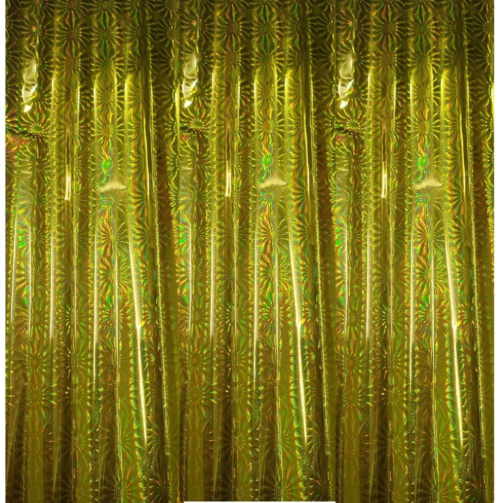 @ Plastic Holographic Gift Paper Wrapping Sheet Yellow Color 20Gm Zr-9022-60%Off