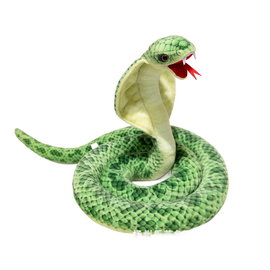 Realistic Plush Snake Toy - Soft Fake Snake for Pranks, Gifts and Halloween Decorations