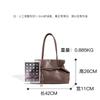 Leather Simple Shoulder Bag Bag Cover Commuter Large Capacity Underarm Bag Fashion Bag