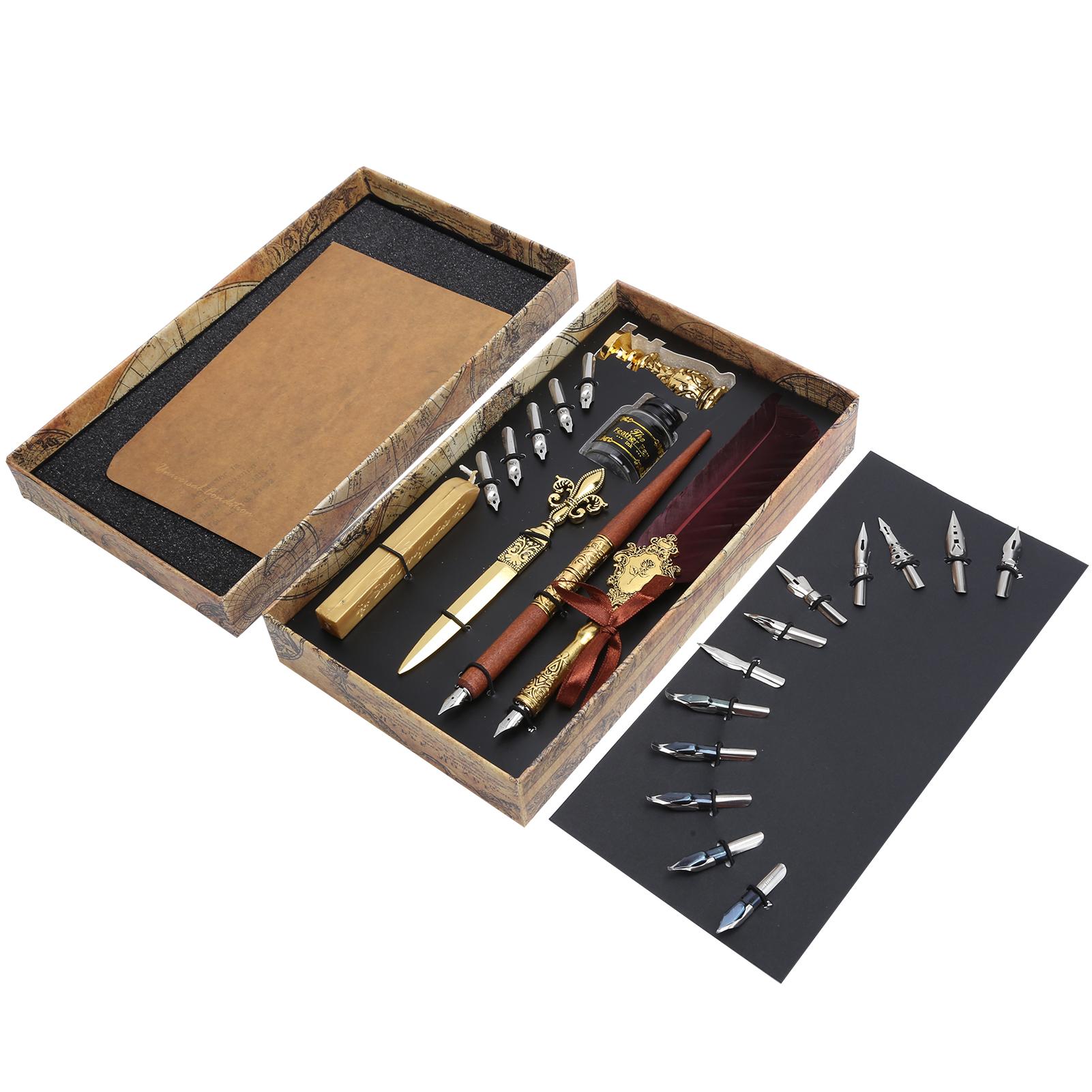 

Набір ручок Каліграфія Письмо Малювання Quill Dip Kit Vintage Art Craft Collection SP248006R Wine Red
