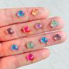55 Stück Cartoon Harz Mini Bunte Kleine Fische Strass 3D Dekoration DIY Herstellung Geeignet Für Nagelkunst Und Schmuck A151