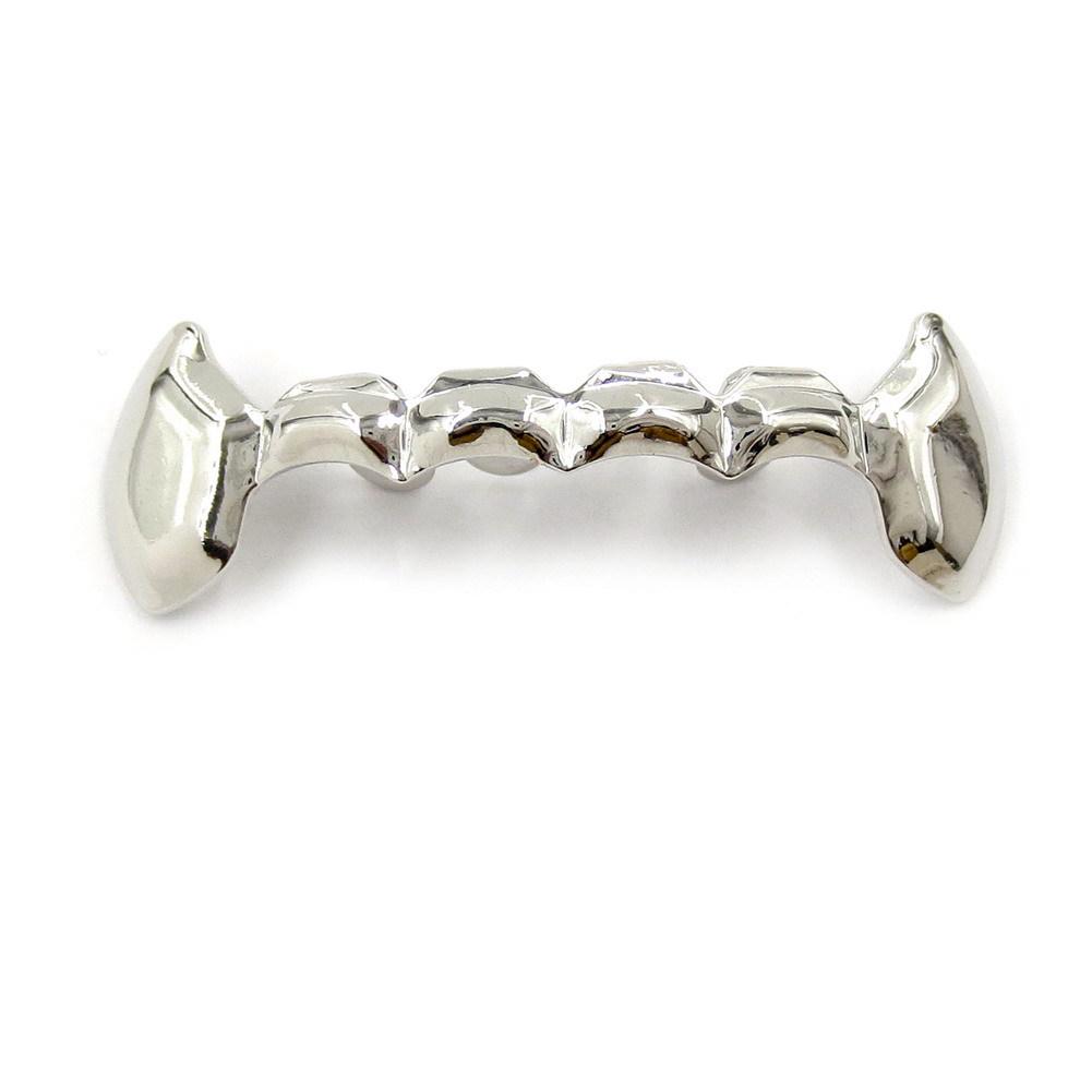 Gold Fangs Hip Hop Grillz - Trendy Personality False Teeth