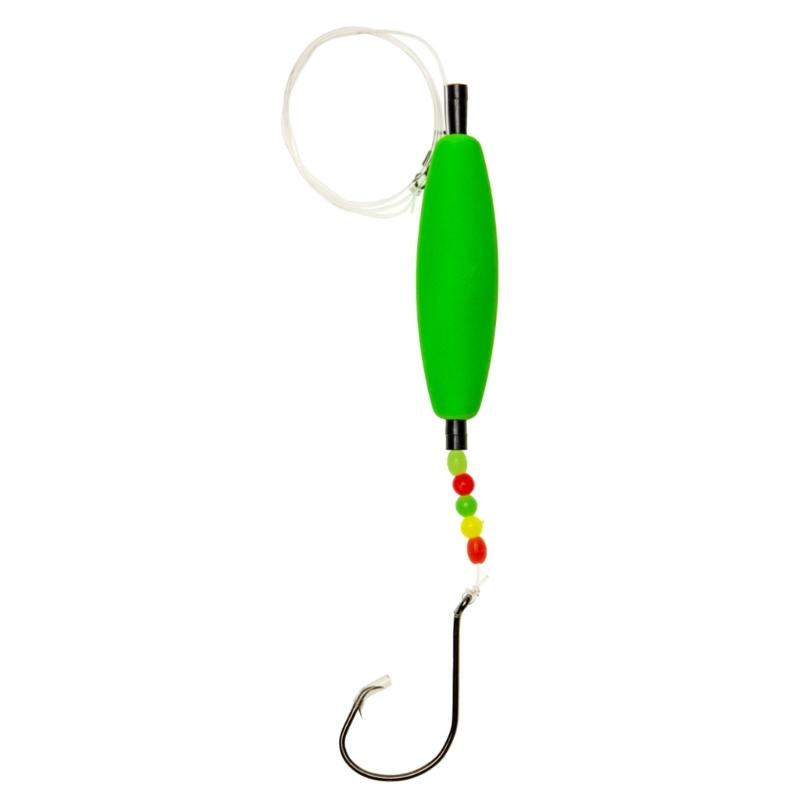 Professional Long Casting Catfishes Fishing Rigs with Carbon Steel Hook and Foams Float for Enhances Sensitivity