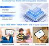 TABWEE T80 Set Android 15 6GB RAM 128GB ROM Tablet 10.1 Palců 1280x 800 FHD Displej Osmijádrový UMS312(T310) PC Tablet