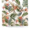 Tropical Shower Curtain Colored Leaves Flower Palm Leaf Hawaiian Plant Bathroom Curtain Tarpaulin Shower Curtain With Hook