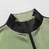 European-American Color Block Men's Stand-Up Collar Jacket - Trendy Autumn/Winter Outerwear