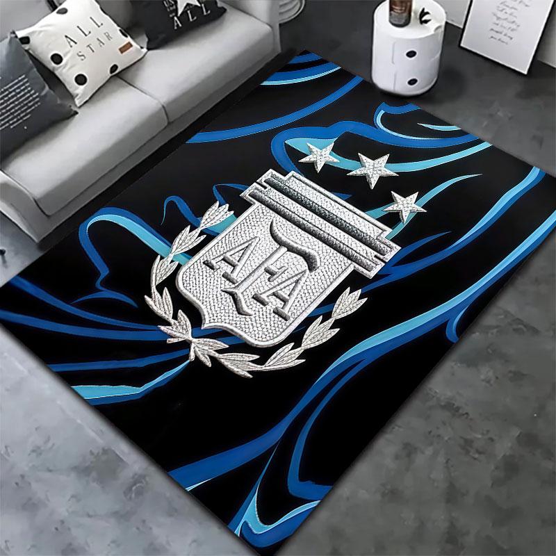 Argentina National Football Team Carpet Rug for Living Room Bedroom Home Sofa Decoration,Kids play Non-slip Floor Mat