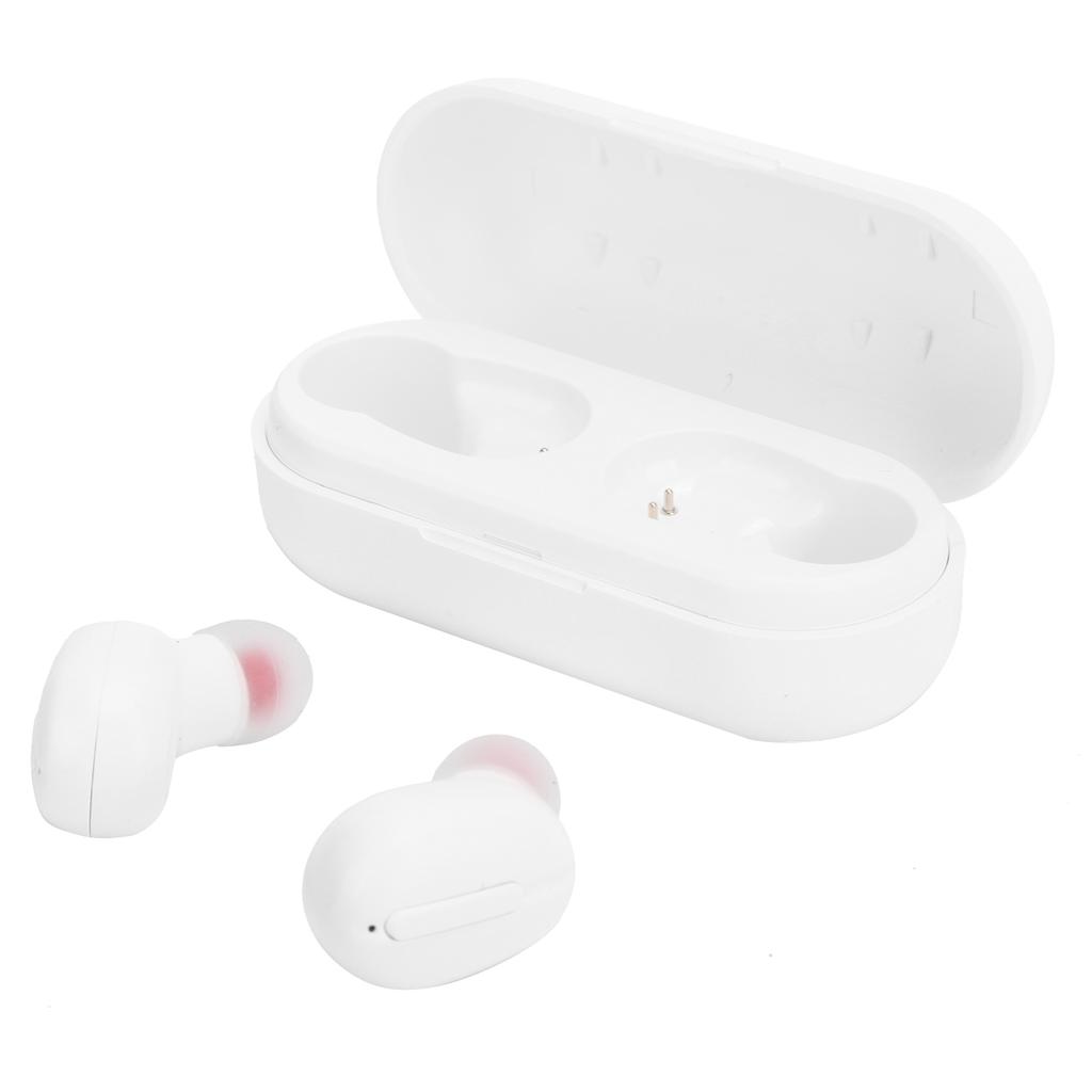 TWSL13   Wireless Earphone Noise Reduction Sports Earbuds with Charging Box(White )